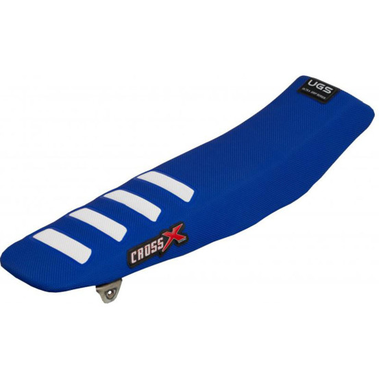 Housse de selle CrossX UGS WAVE YAMAHA 125-250 YZ 2022 bleu-blanc