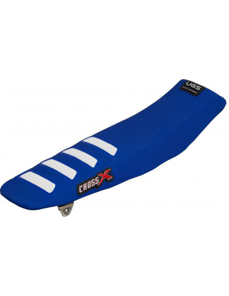 Housse de selle CrossX UGS WAVE YAMAHA 125-250 YZ 2022 bleu-blanc