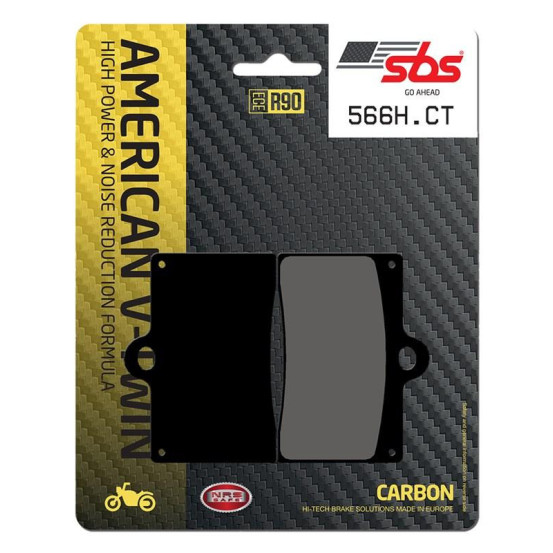 Plaquettes de frein SBS 566 H.CT Carbone Céramique