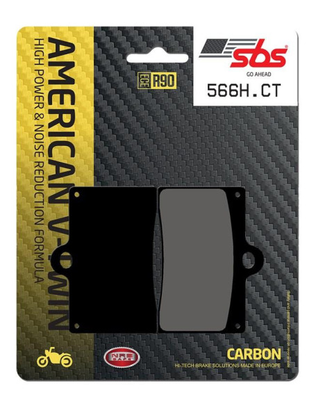 Plaquettes de frein SBS 566 H.CT Carbone Céramique