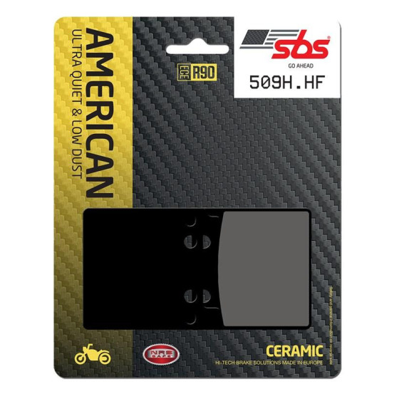 Plaquettes de frein SBS 509 H.HF Céramique