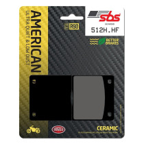 Plaquettes de frein SBS 512 H.HF Céramique