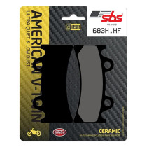 Plaquettes de frein SBS 683 H.HF Céramique