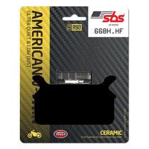 Plaquettes de frein SBS 668 H.HF Céramique