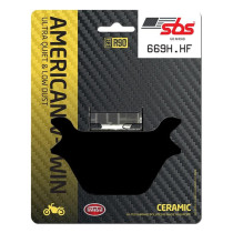 Plaquettes de frein SBS 669 H.HF Céramique