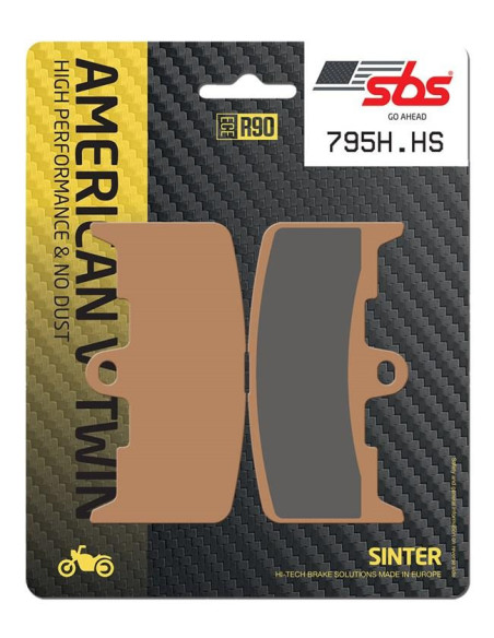 Plaquettes de frein SBS 795 H.HS Evo Sinter