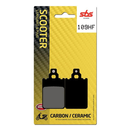 Plaquettes de frein SBS 109 HF Céramique