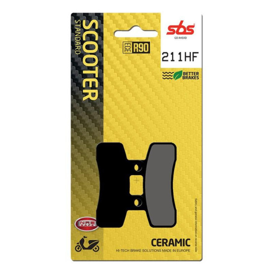 Plaquettes de frein SBS 211 HF Céramique