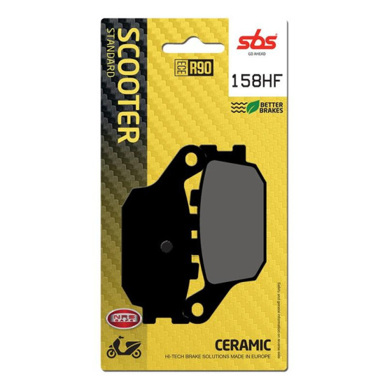 Plaquettes de frein SBS 158 HF Céramique
