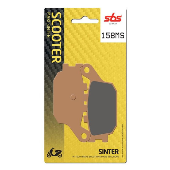 Plaquettes de frein SBS 158 MS Evo Sinter