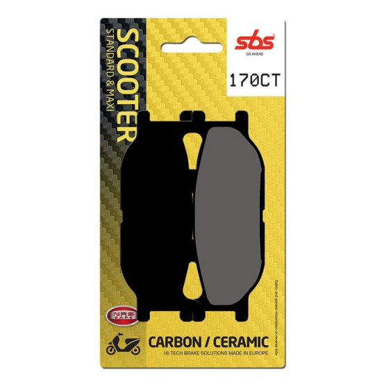 Plaquettes de frein SBS 170 CT Carbone Céramique