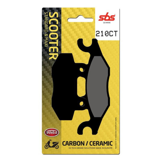Plaquettes de frein SBS 210 CT Carbone Céramique