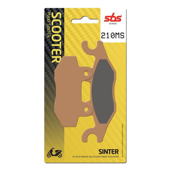 Plaquettes de frein SBS 210 MS Evo Sinter