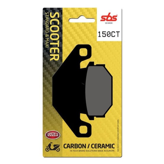 Plaquettes de frein SBS 150 CT Carbone Céramique