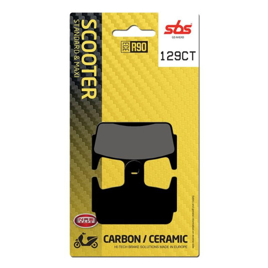 Plaquettes de frein SBS 129 CT Carbone Céramique
