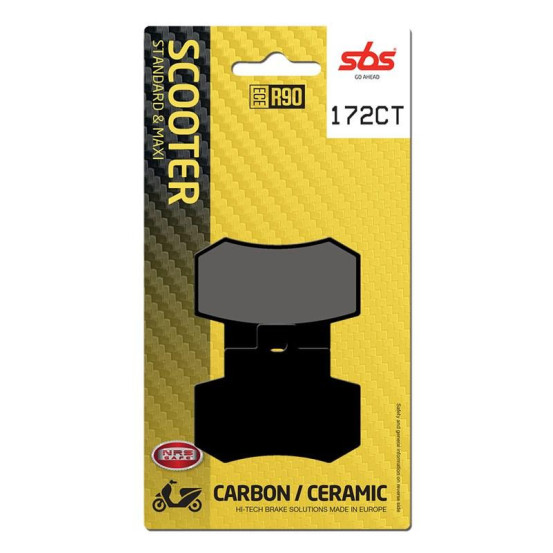 Plaquettes de frein SBS 172 CT Carbone Céramique