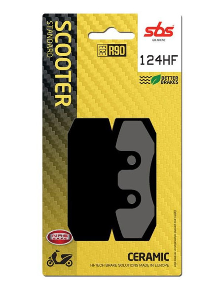 Plaquettes de frein SBS 124 HF Céramique