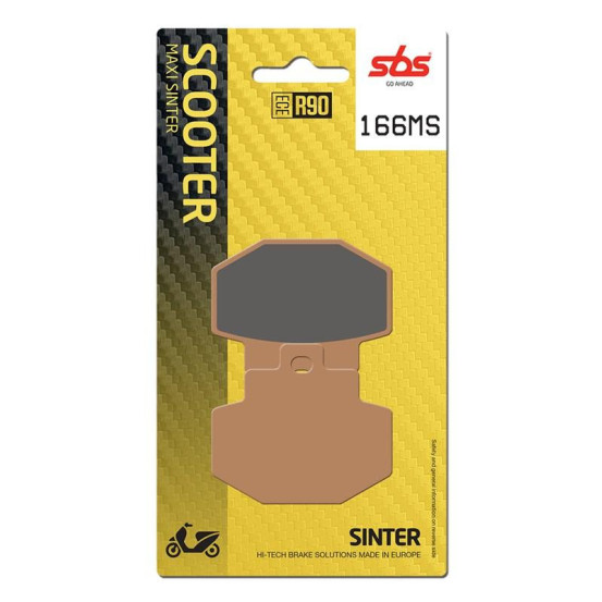 Plaquettes de frein SBS 166 MS Evo Sinter