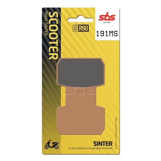 Plaquettes de frein SBS 191 MS Evo Sinter