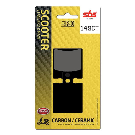 Plaquettes de frein SBS 149 CT Carbone Céramique
