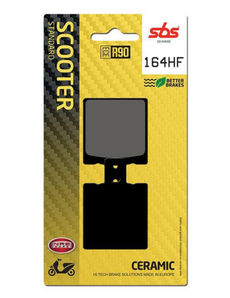 Plaquettes de frein SBS 164 HF Céramique