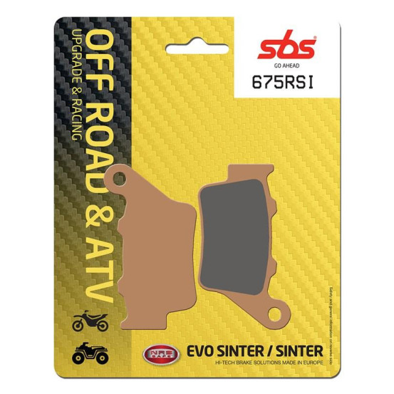 Plaquettes de frein SBS 675 RSI Sinter - Evo Sinter