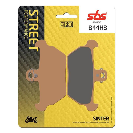 Plaquettes de frein SBS 644 HS Evo Sinter