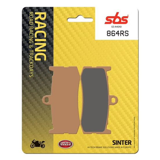 Plaquettes de frein SBS 864 RS métal fritté