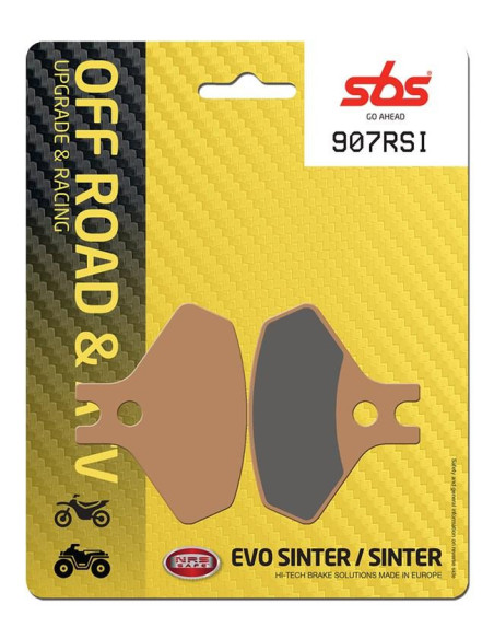 Plaquettes de frein SBS 907 RSI Sinter - Evo Sinter