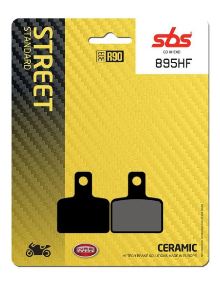 Plaquettes de frein SBS 895 HF Céramique