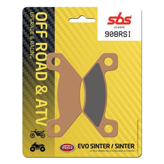 Plaquettes de frein SBS 908 RSI Sinter - Evo Sinter