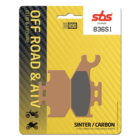 Plaquettes de frein SBS 836 SI Sinter