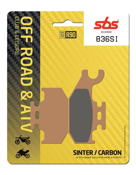 Plaquettes de frein SBS 836 SI Sinter