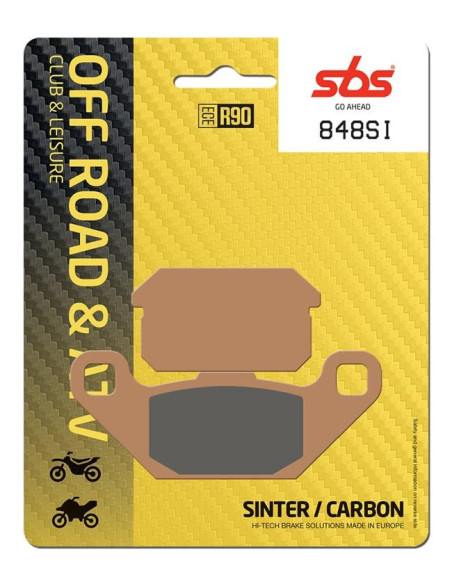Plaquettes de frein SBS 848 SI Sinter