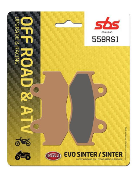 Plaquettes de frein SBS 558 RSI Sinter - Evo Sinter