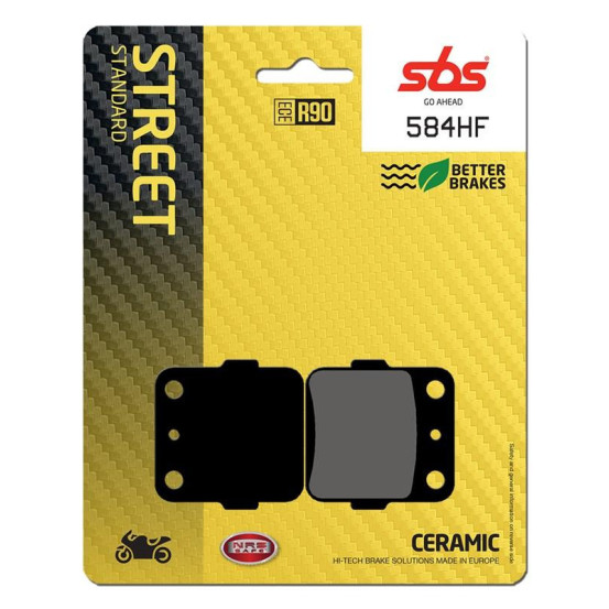 Plaquettes de frein SBS 584 HF Céramique