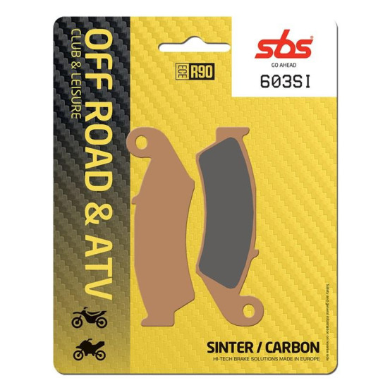 Plaquettes de frein SBS 603 SI Sinter