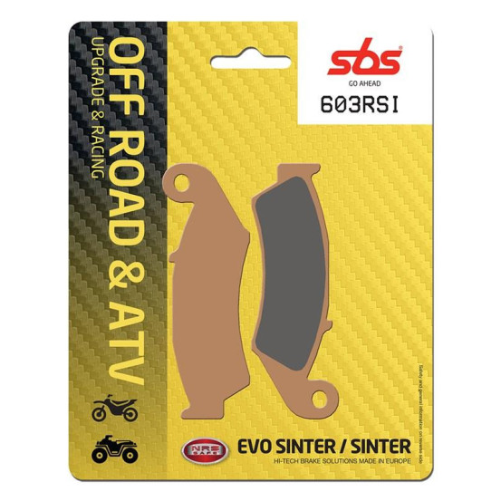 Plaquettes de frein SBS 603 RSI Sinter - Evo Sinter