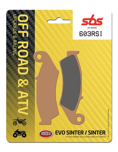Plaquettes de frein SBS 603 RSI Sinter - Evo Sinter