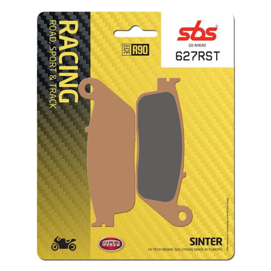Plaquettes de frein SBS 627 RST métal fritté