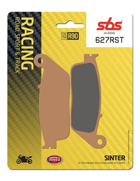 Plaquettes de frein SBS 627 RST métal fritté