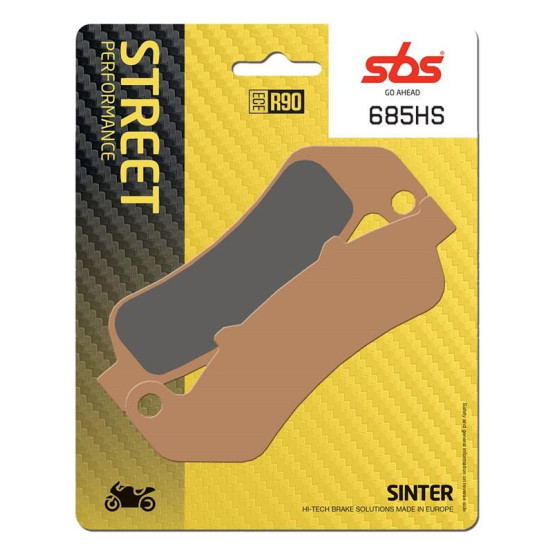 Plaquettes de frein SBS 685 HS Evo Sinter