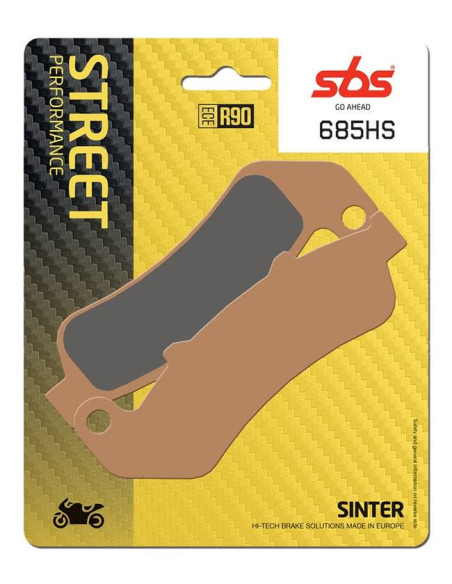 Plaquettes de frein SBS 685 HS Evo Sinter