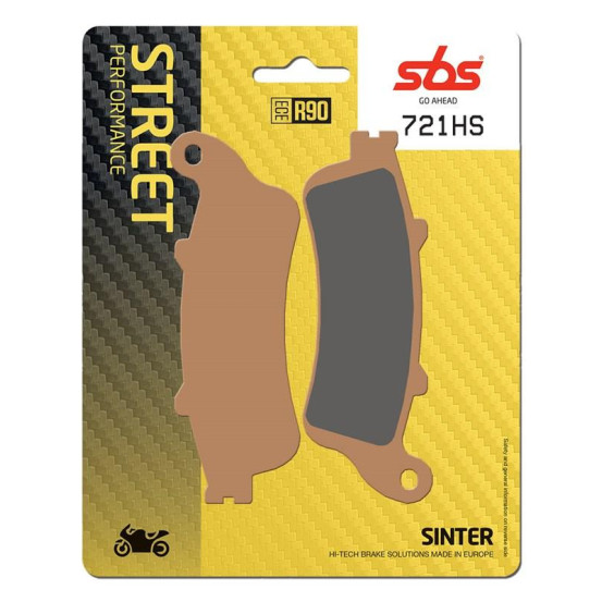 Plaquettes de frein SBS 721 HS Evo Sinter