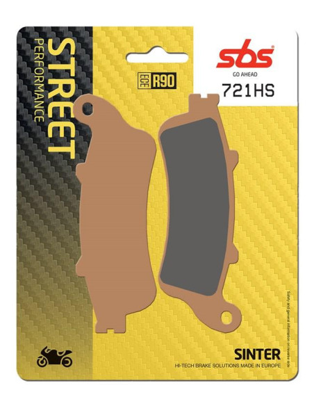 Plaquettes de frein SBS 721 HS Evo Sinter