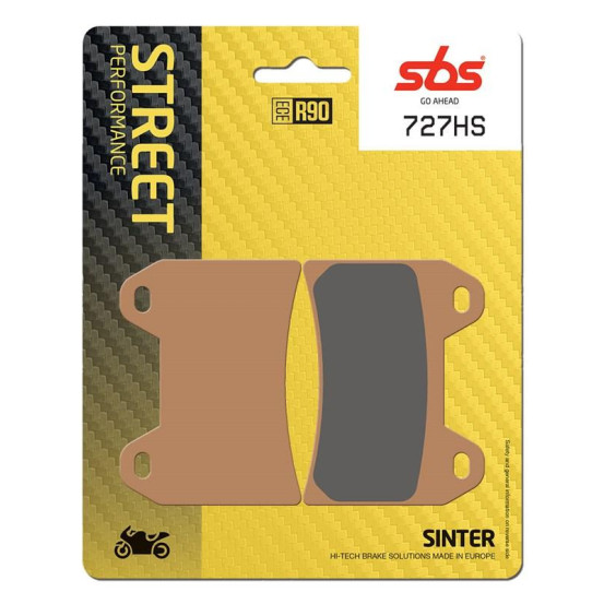 Plaquettes de frein SBS 727 HS Evo Sinter