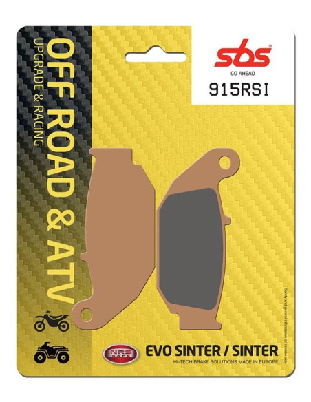Plaquettes de frein SBS 915 RSI Sinter - Evo Sinter