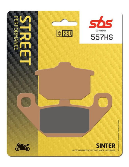 Plaquettes de frein SBS 557 HS Evo Sinter