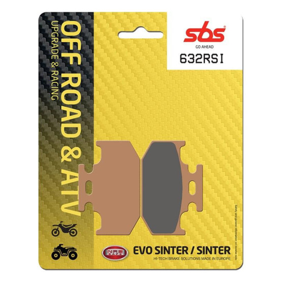 Plaquettes de frein SBS 632 RSI Sinter - Evo Sinter