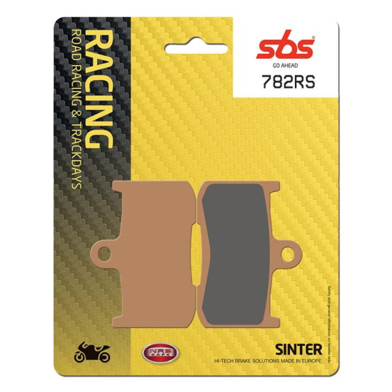 Plaquettes de frein SBS 782 RS métal fritté